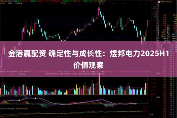 金港赢配资 确定性与成长性：煜邦电力2025H1价值观察