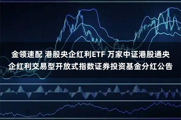 金领速配 港股央企红利ETF 万家中证港股通央企红利交易型开放式指数证券投资基金分红公告