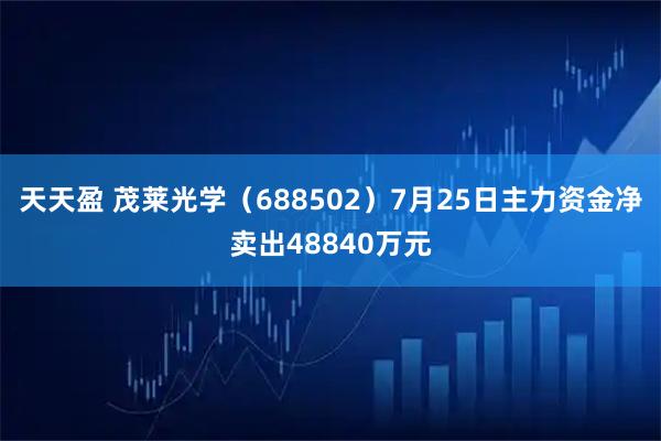 天天盈 茂莱光学(688502)7月25日主力资金净卖出48840万元